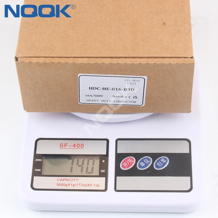 HDC-HE-016-03D HE-016-M F H16B-TS H16B-SGR-LB 16 pin Heavy Duty Connector