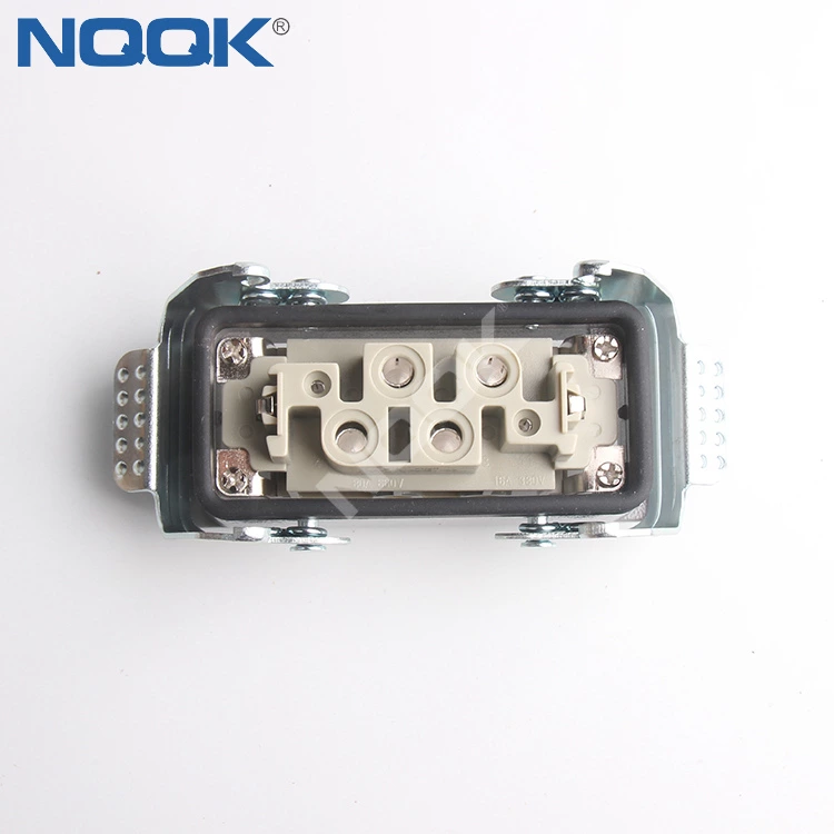 HDC-HK-4/2-004 16A 80A 6 Pin PG16 PG21 M20 M25 heavy duty connector