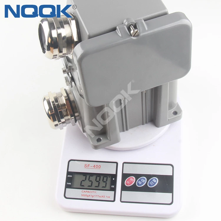 HE-048-M H48B-TS-2B 48Pin Screw Spring Crimp Terminal Inserts Surface Mounted Heavy Duty Sockets Connector