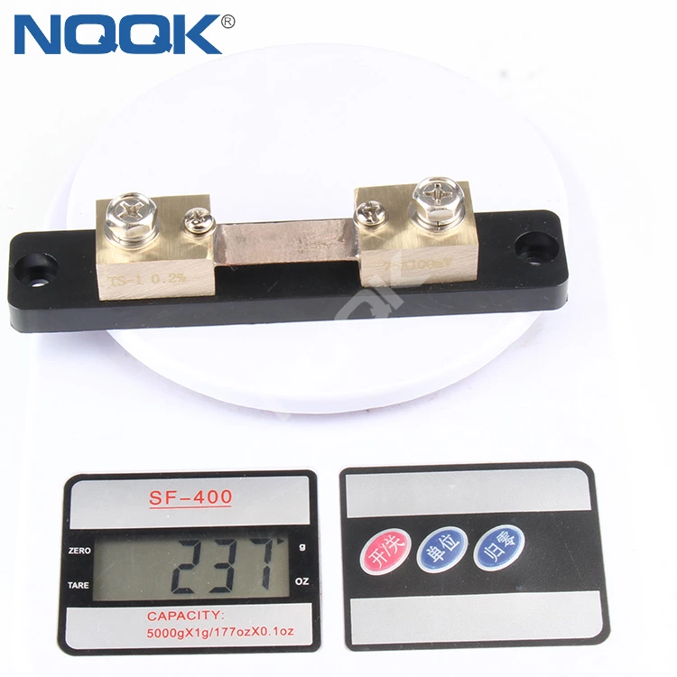 TS-1 0.2% 75A 100mV DC current Manganin shunt resistor