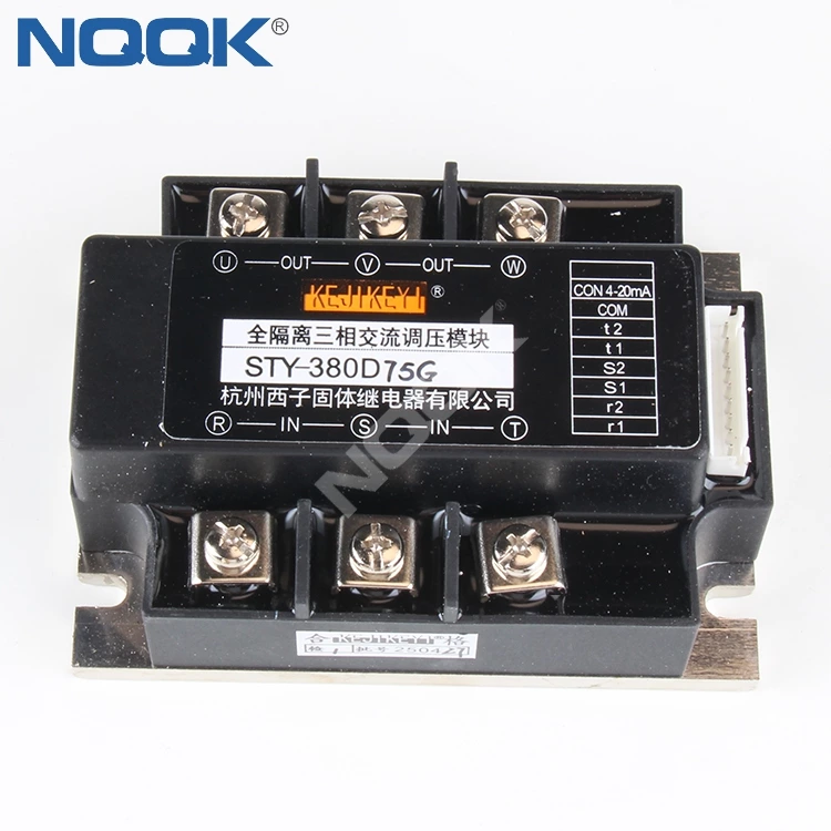Control signal the Three Phase STY-380D75G Is 4-20MA Voltage Regulating Module