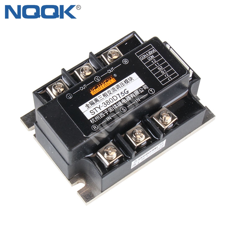 Control signal the Three Phase STY-380D75G Is 4-20MA Voltage Regulating Module